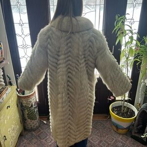 Saga (Neiman Marcus )Cream Fur Jacket